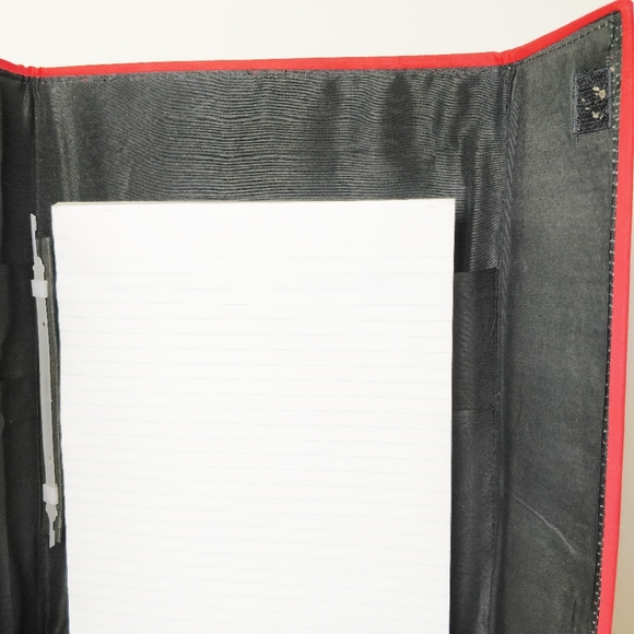 NWOT handmade cloth folder with embroidery - Picture 3 of 10